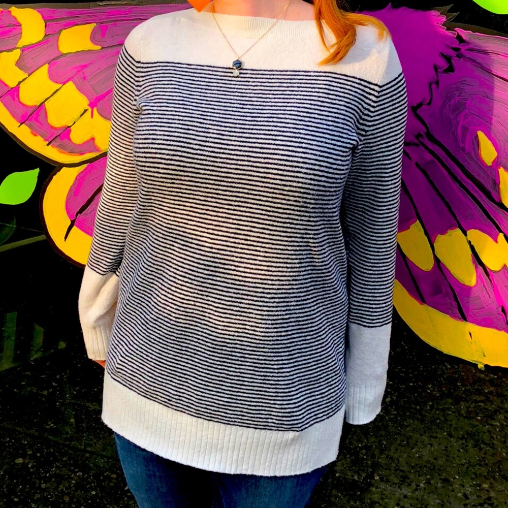LOFT Boatneck Sweater Tunic Size L